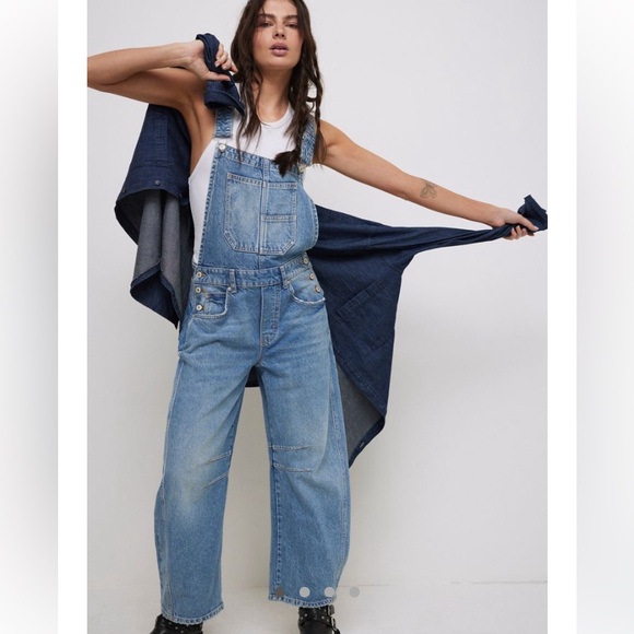 We The Free Denim - FP good luck barrel overalls
